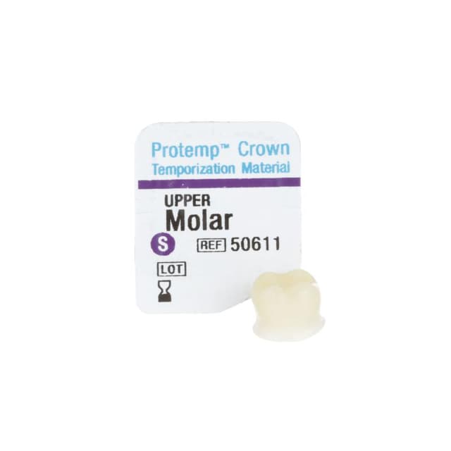 3M™ Protemp™ Crown Temporization Material Molar Upper Small 5 Crowns