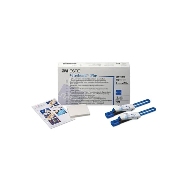 3M™ Vitrebond™ Plus Light Cure Glass Ionomer Refill Double Pack
