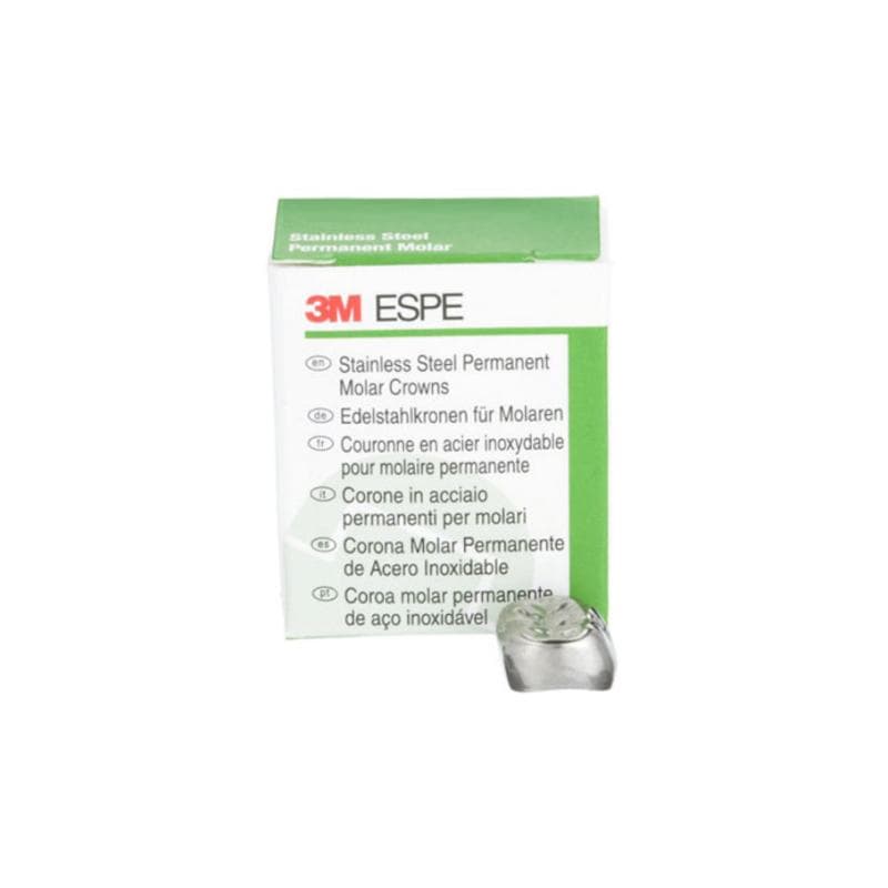 3M™ Stainless Steel Permanent Molar Crowns 6-UL-7