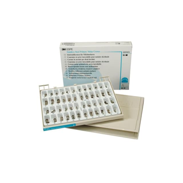 3M™ Stainless Steel Primary Molar Crowns ND-96 Kit