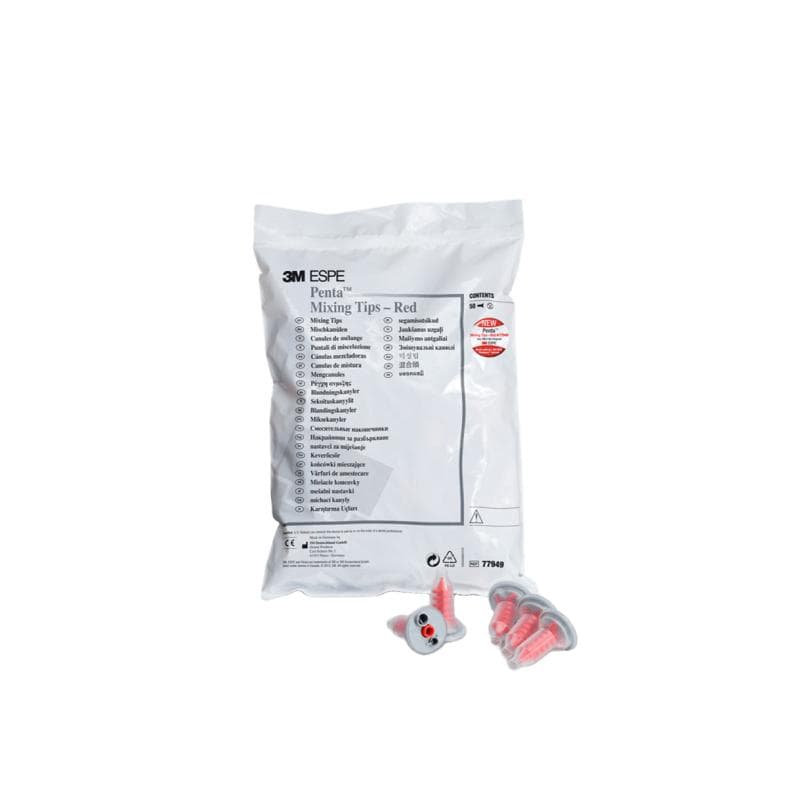3M™ Penta™ Mixing Tips Refill Red - 50 Pcs