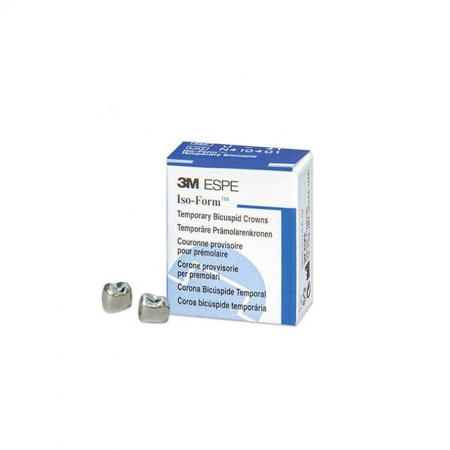 3M™ Iso-Form™ Temporary Bicuspid Crowns U42 Upper Right First Bicuspid 5 Crowns