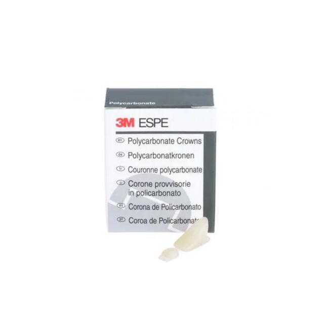 3M™ Polycarbonate Crowns 68 Short Lower Anterior 5 Crowns