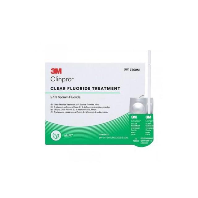3M™ Clinpro™ Clear Fluoride Treatment Mint Flavor - 50 Pcs