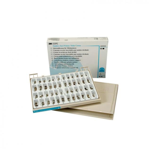 3M™ Stainless Steel Primary Molar Crowns ND-96 Kit